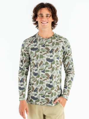 Chemise Homme Free Fly Bamboo Lightweight - Manches Longues Ardoise (Slate) XL