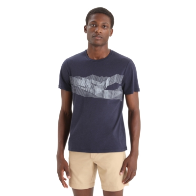 Haut Homme Icebreaker Seeker SS - Taille M - Olive - Occasion Très Bon état