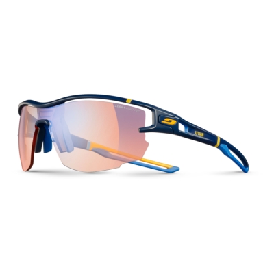 Learn about Julbo AERO PRO UTMB Dark Blue Blue Yellow REACTIV