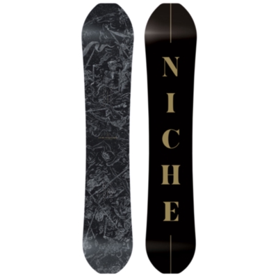 Ensemble Snowboard Niche Maelstrom 158 Avec Fixations FASTEC - All-mountain, Avancé, Eco-friendly, Neuf